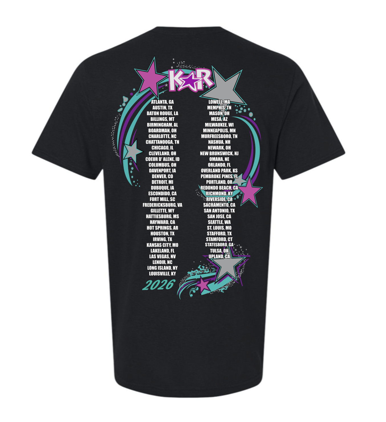 2026 KAR Regional Tour Tee